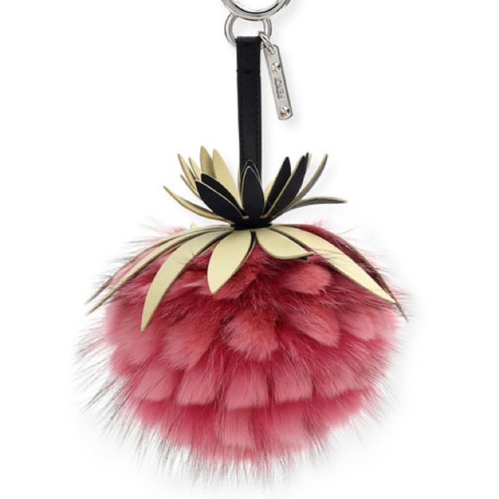 [SOLD OUT] Fendi Fruits ‘Pineapple’ Mink Keychain